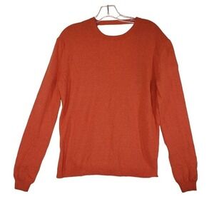 Rebecca Minkoff Sweater Size S Ponder Coral Cutout‎ Back Long Sleeve Knit Shirt